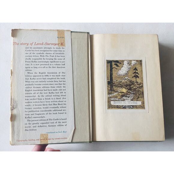 Vintage 1956 The Castle HC Book Kafka Das Schloss Translation Salter Knopf USA - Picture 4 of 16